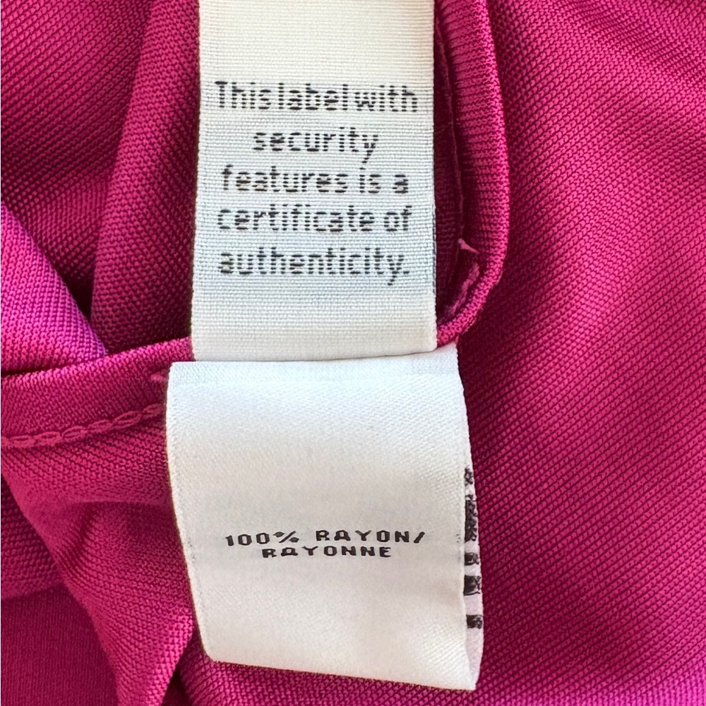 Diane Von Furstenberg Fuchsia Sleeveless Blouse - Picture 8 of 9